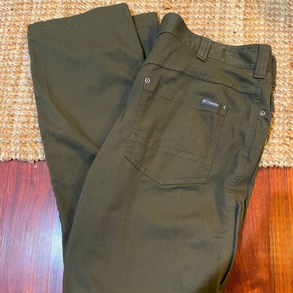 Columbia Olive Green Pants